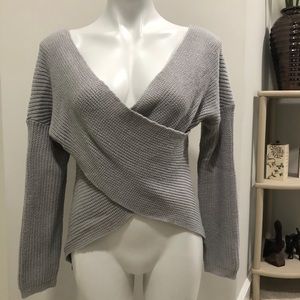 Gray sweater